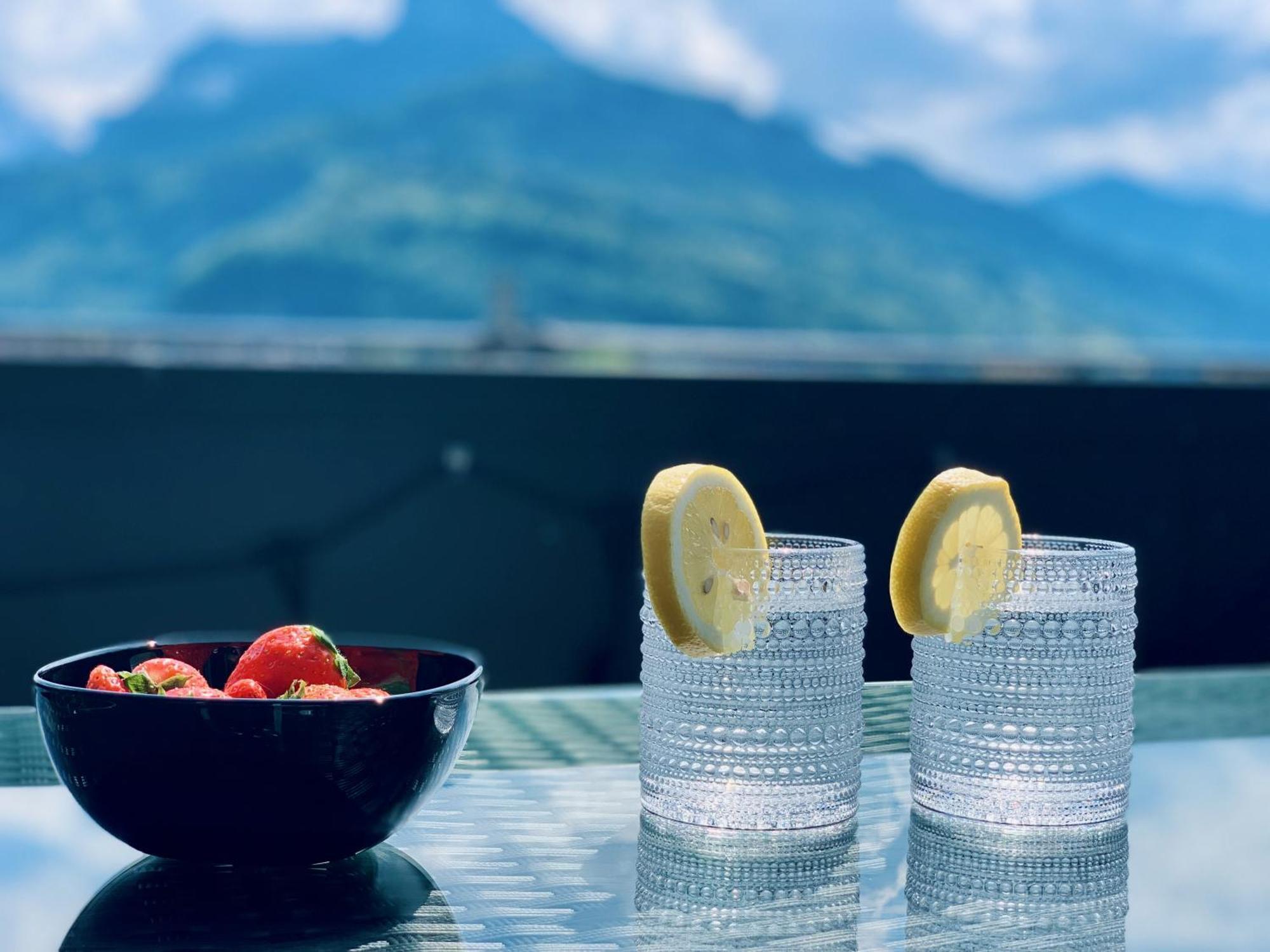 Luna O Mountainview O Pizzaoven Brunnen Zewnętrze zdjęcie